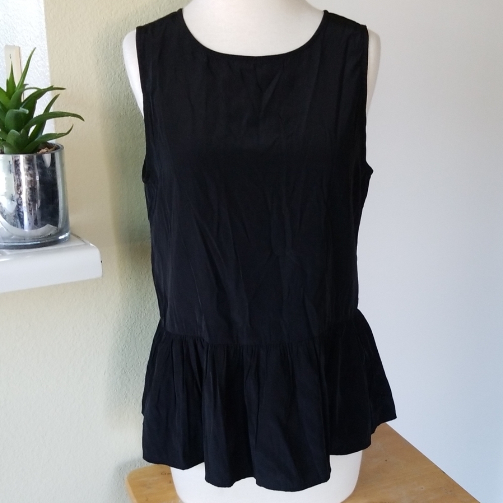 7 for $20 - Just Female Black Loose Fitted Tank Top